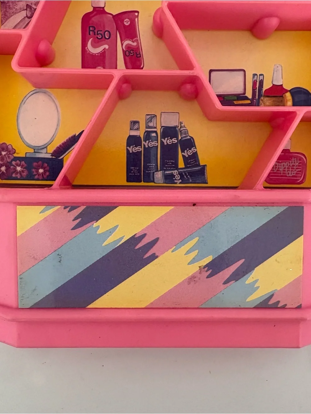 Vintage 1990 Barbie beauty center playset #7397 mattel arco pink vanity